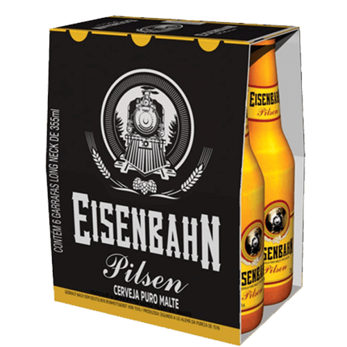 CERVEJA EISENBAHN LONG NECK 355ML PACK C 6UN