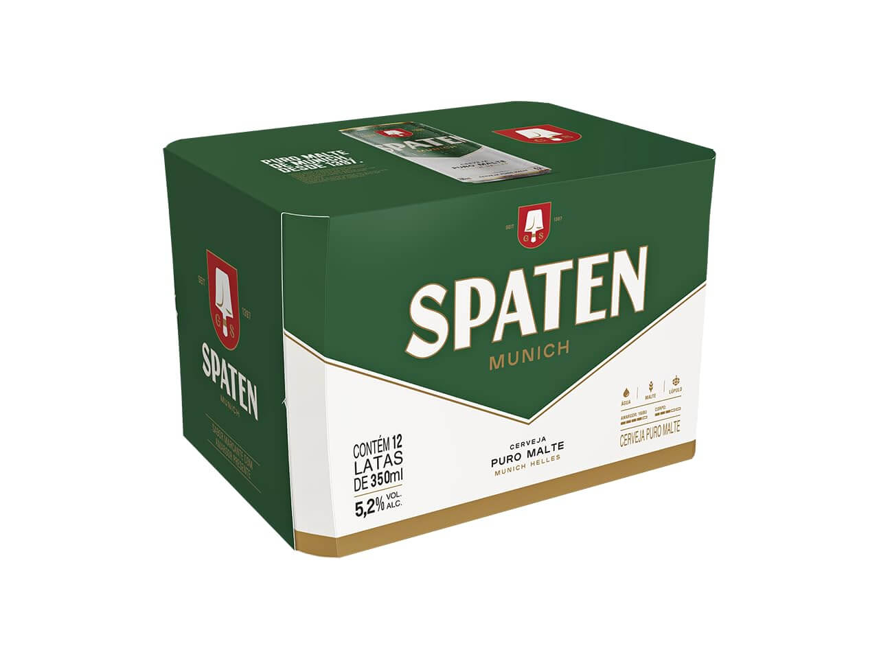 CERVEJA SPATEN 350ML LT CX 12 UNIDADES • Express